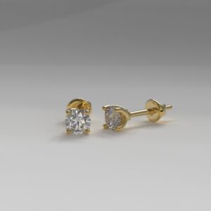 4 Claw Pirouette Stud Earrings