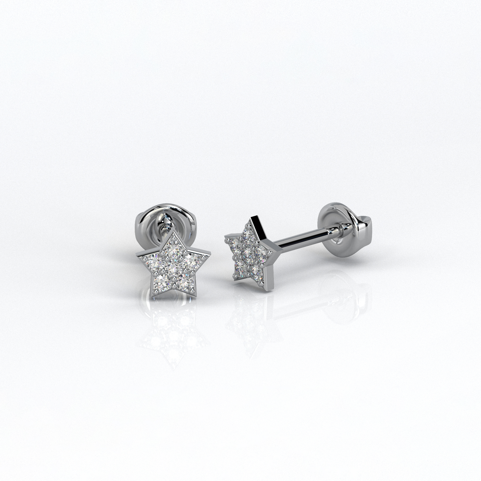 Star Stud Earrings - Image 3